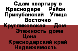 Сдам квартиру в Краснодаре. › Район ­ Прикубанский › Улица ­ Восточно-Кругликовская. › Дом ­ 28/3 › Этажность дома ­ 16 › Цена ­ 13 000 - Краснодарский край Недвижимость » Квартиры аренда   